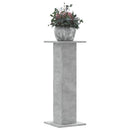 plantestativer 2 stk. 30x30x80 cm konstrueret træ betongrå