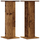 plantestativer 2 stk. 30x30x80 cm konstrueret træ antikt træ