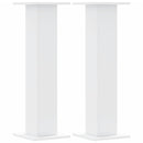 plantestativer 2 stk. 30x30x95 cm konstrueret træ hvid