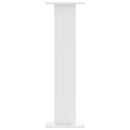 plantestativer 2 stk. 30x30x95 cm konstrueret træ hvid