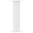plantestativer 2 stk. 30x30x95 cm konstrueret træ hvid