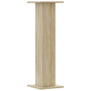plantestativer 2 stk. 30x30x95 cm konstrueret træ sonoma-eg