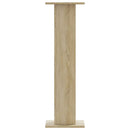 plantestativer 2 stk. 30x30x95 cm konstrueret træ sonoma-eg
