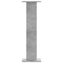 plantestativer 2 stk. 30x30x95 cm konstrueret træ betongrå