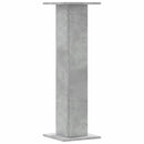 plantestativer 2 stk. 30x30x95 cm konstrueret træ betongrå