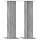plantestativer 2 stk. 30x30x95 cm konstrueret træ grå sonoma-eg