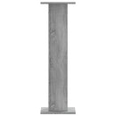 plantestativer 2 stk. 30x30x95 cm konstrueret træ grå sonoma-eg