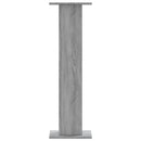 plantestativer 2 stk. 30x30x95 cm konstrueret træ grå sonoma-eg