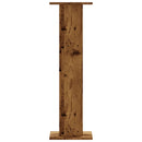 plantestativer 2 stk. 30x30x95 cm konstrueret træ antikt træ