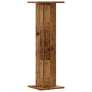 plantestativer 2 stk. 30x30x95 cm konstrueret træ antikt træ