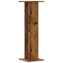 plantestativer 2 stk. 30x30x95 cm konstrueret træ antikt træ