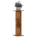 plantestativer 2 stk. 30x30x95 cm konstrueret træ antikt træ