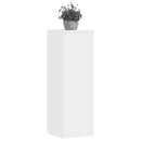 plantestativer 2 stk. 33x33x100 cm konstrueret træ hvid