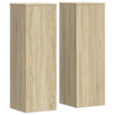 plantestativer 2 stk. 33x33x100 cm konstrueret træ sonoma-eg