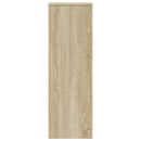 plantestativer 2 stk. 33x33x100 cm konstrueret træ sonoma-eg