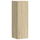plantestativer 2 stk. 33x33x100 cm konstrueret træ sonoma-eg