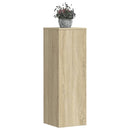 plantestativer 2 stk. 33x33x100 cm konstrueret træ sonoma-eg