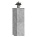 plantestativer 2 stk. 33x33x100 cm konstrueret træ betongrå