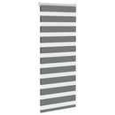 zebragardin mørkegrå 55x100 cm stofbredde 50,9 cm polyester