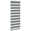 zebragardin mørkegrå 65x100 cm stofbredde 60,9 cm polyester