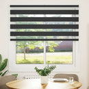 zebragardin sort 150x150 cm stofbredde 145,9 cm polyester