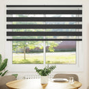 zebragardin sort 165x150 cm stofbredde 160,9 cm polyester