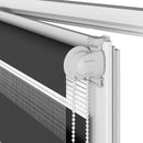zebragardin sort 150x200 cm stofbredde 145,9 cm polyester