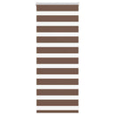 zebragardin brun 65x100 cm stofbredde 60,9 cm polyester