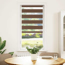 zebragardin brun 65x100 cm stofbredde 60,9 cm polyester