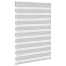 zebragardin lysegrå 115x100 cm stofbredde 110,9 cm polyester