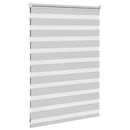 zebragardin lysegrå 115x100 cm stofbredde 110,9 cm polyester