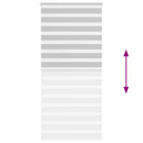 zebragardin lysegrå 100x230 cm stofbredde 95,9 cm polyester