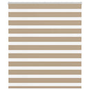zebragardin sandbrun 135x150 cm stofbredde 130,9 cm polyester