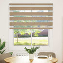 zebragardin sandbrun 135x150 cm stofbredde 130,9 cm polyester