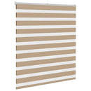 zebragardin sandbrun 135x150 cm stofbredde 130,9 cm polyester