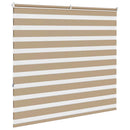 zebragardin sandbrun 155x150 cm stofbredde 150,9 cm polyester