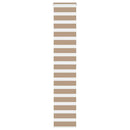 zebragardin sandbrun 40x200 cm stofbredde 35,9 cm polyester