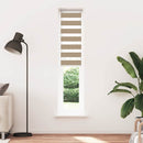 zebragardin sandbrun 40x200 cm stofbredde 35,9 cm polyester