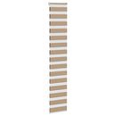 zebragardin sandbrun 40x200 cm stofbredde 35,9 cm polyester