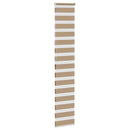 zebragardin sandbrun 40x200 cm stofbredde 35,9 cm polyester
