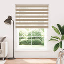 zebragardin sandbrun 165x230 cm stofbredde 160,9 cm polyester