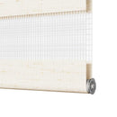 zebragardin marmorbeige 40x100 cm stofbredde 35,9 cm polyester