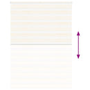 zebragardin marmorbeige 165x230 cm stofbredde 160,9cm polyester