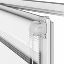 zebragardin hvid 45x100 cm stofbredde 40,9 cm polyester
