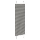 Plisségardin Antracit 50x100 cm Stofbredde 49,4 cm Polyester