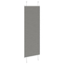 Plisségardin Antracit 50x100 cm Stofbredde 49,4 cm Polyester