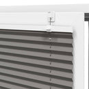 Plisségardin Antracit 50x100 cm Stofbredde 49,4 cm Polyester