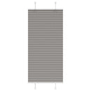 Plisségardin Antracit 60x100 cm Stofbredde 59,4 cm Polyester