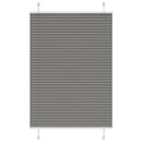 Plisségardin Antracit 95x100 cm Stofbredde 94,4 cm Polyester