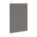 Plisségardin Antracit 95x100 cm Stofbredde 94,4 cm Polyester